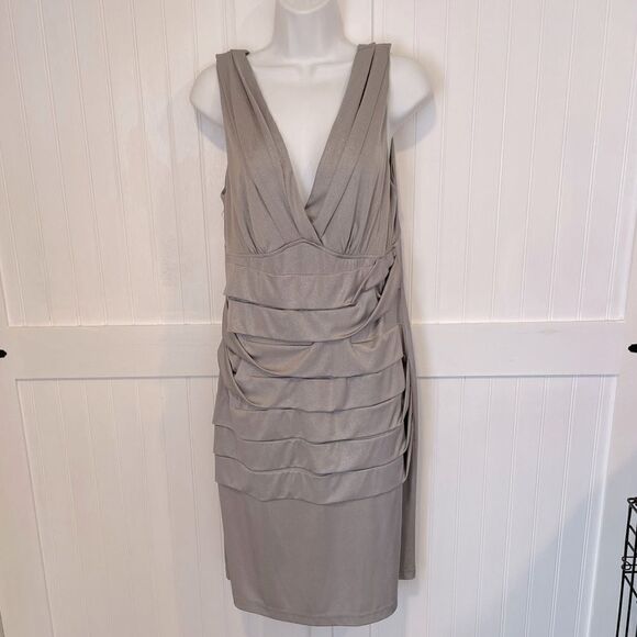 Econnected Dresses & Skirts - Elegant Gray Midi Dress